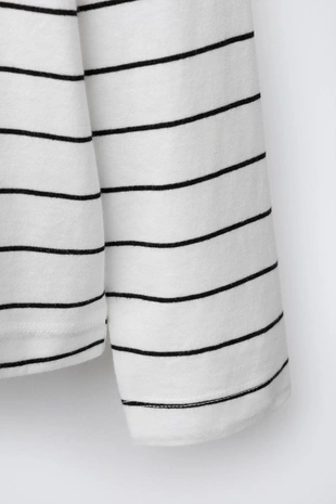 Базовая футболка в полоску- Заказать в России