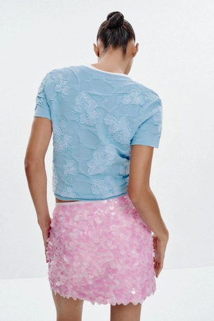 Вязаный кардиган с бусинами- Заказать в России