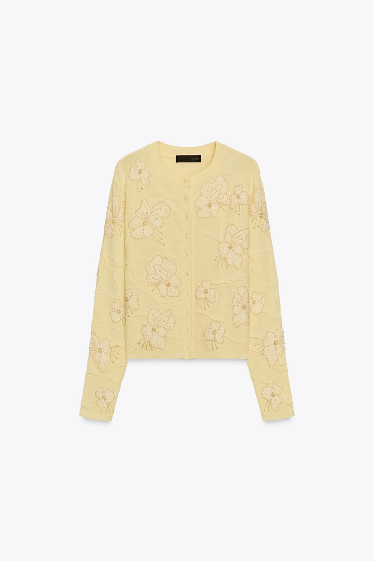 Поло из трикотажа с жемчужной текстурой