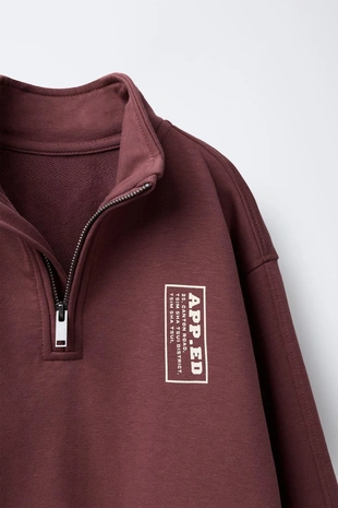 Комплект из толстовки и брюк-джоггеров с текстом- Заказать в России