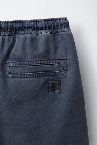 Бермуды из струящейся саржи- Заказать в России