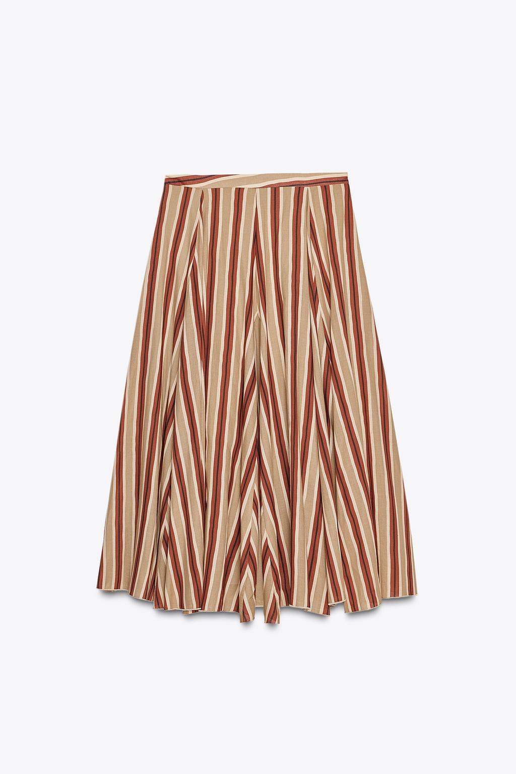 ЮБКА МИДИ В ПОЛОСКУ — ZW COLLECTION