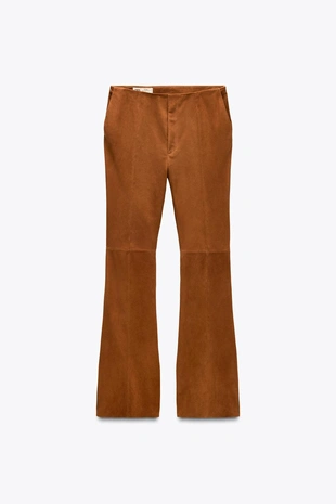 Брюки LIMITED EDITION из замши и кожи- Заказать в России