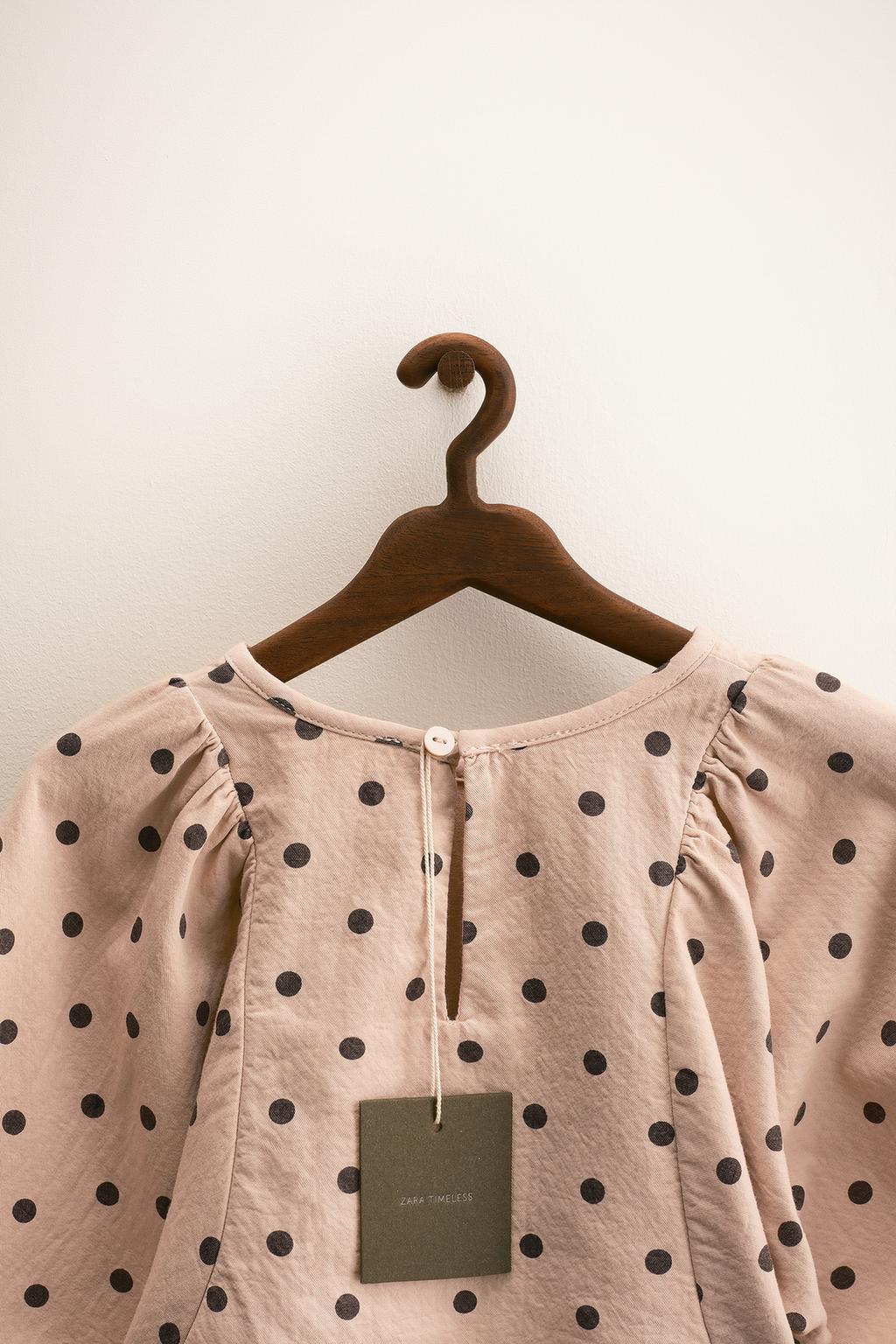 ZARA TIMELESS — ПЛАТЬЕ В ГОРОШЕК