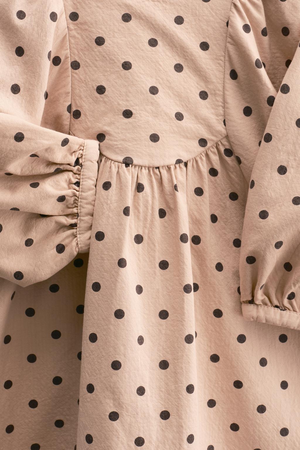 ZARA TIMELESS — ПЛАТЬЕ В ГОРОШЕК
