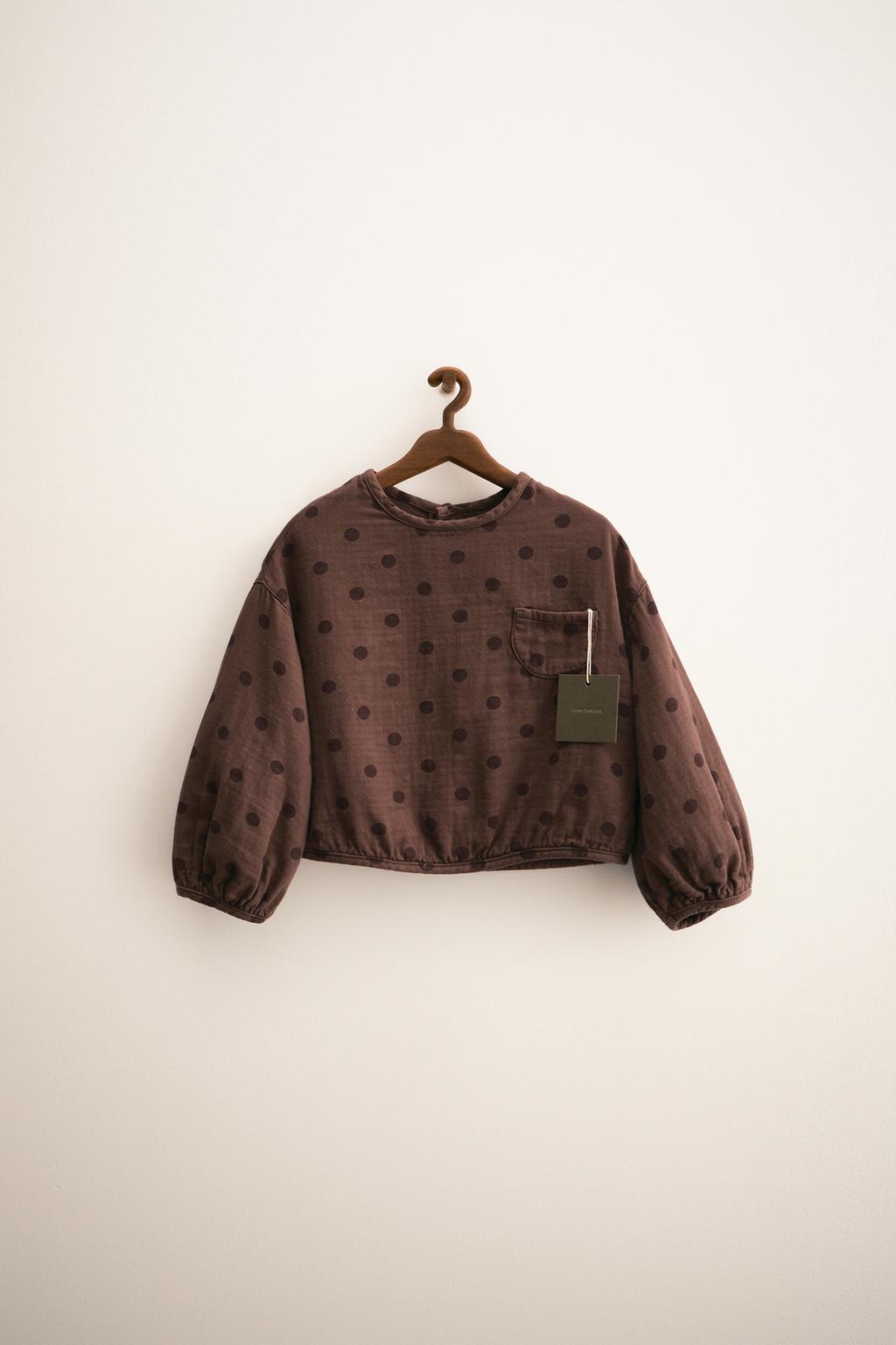 ZARA TIMELESS — РУБАШКА В ГОРОШЕК