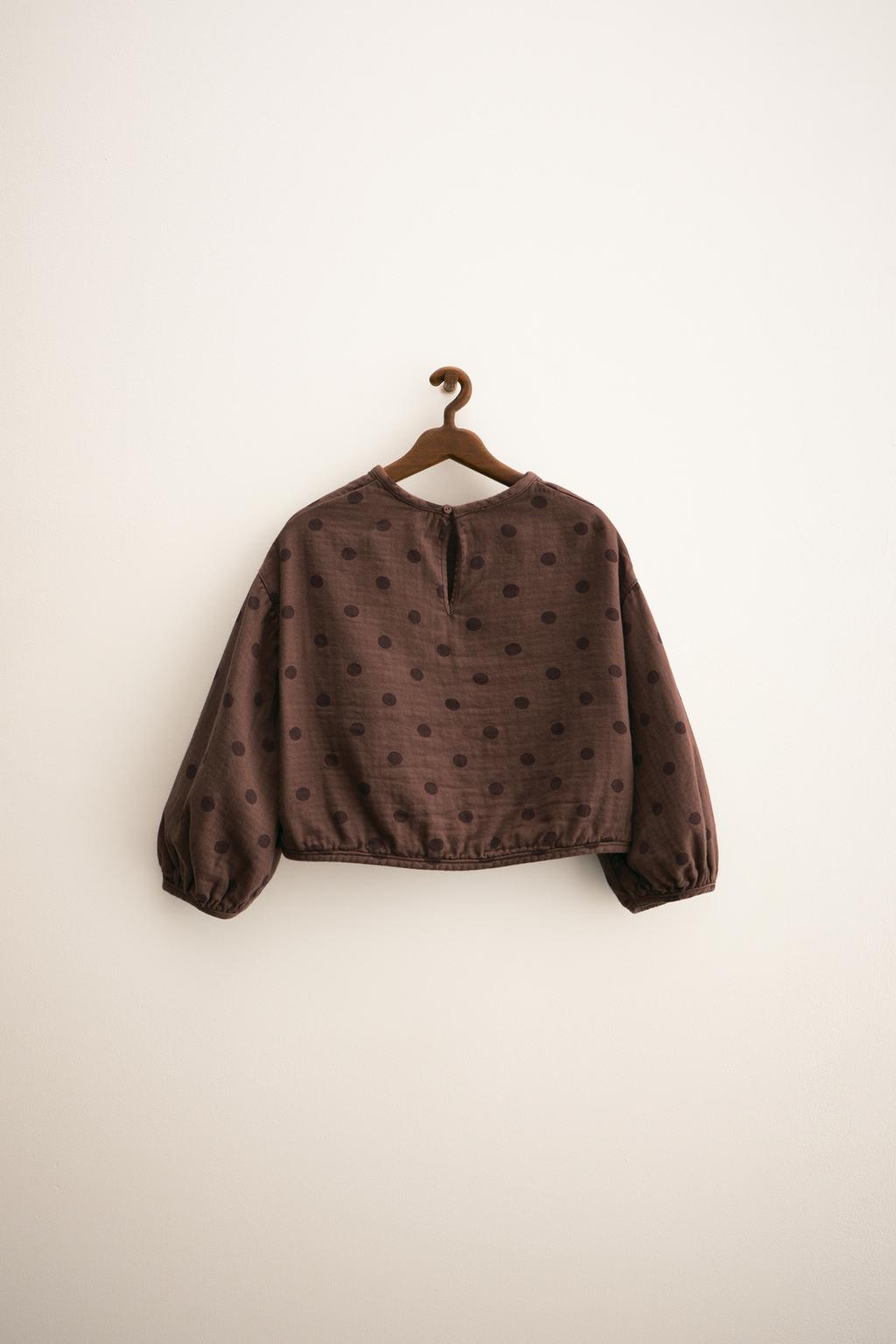 ZARA TIMELESS — РУБАШКА В ГОРОШЕК