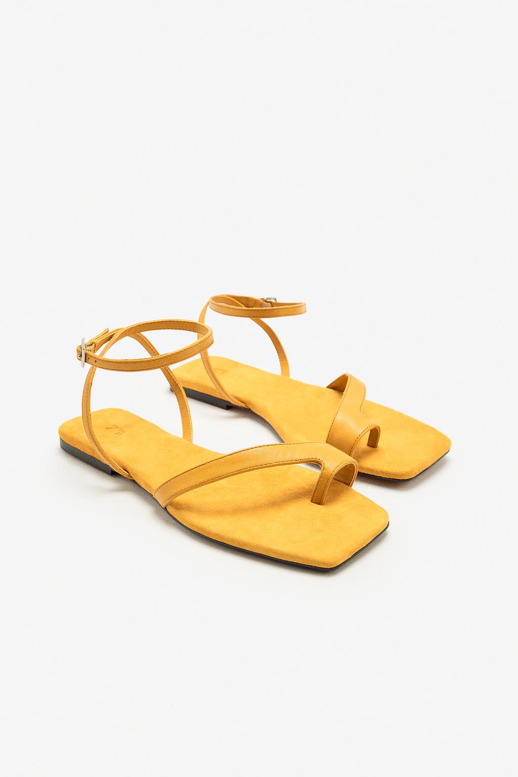 Сандалии из замши limited edition flat split