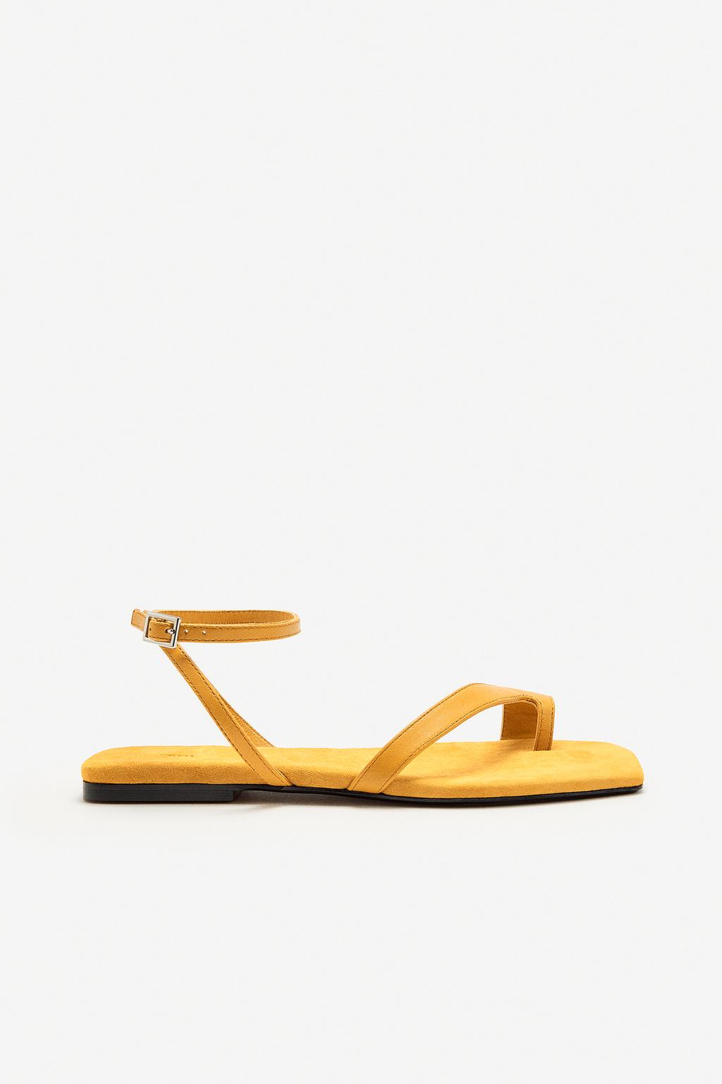 Сандалии из замши limited edition flat split