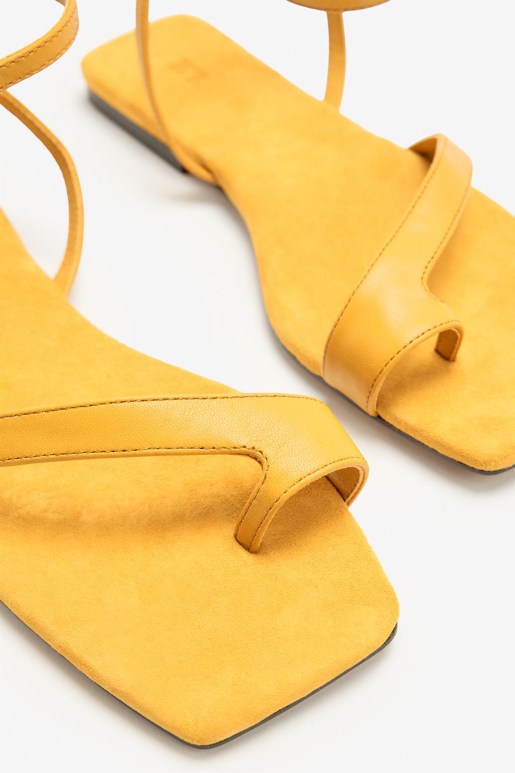 Сандалии из замши limited edition flat split