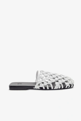 Туфли на плоской подошве из плетеной кожи LIMITED EDITION- Заказать в России