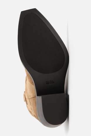 Кожаные сапоги в ковбойском стиле- Заказать в России