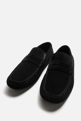 Повседневные кожаные лоферы- Заказать в России