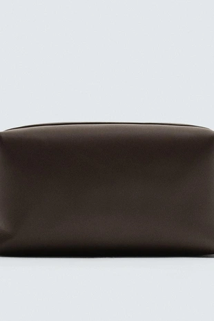 Кожаная косметичка- Заказать в России