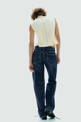 Футболка со складками и молнией- Заказать в России