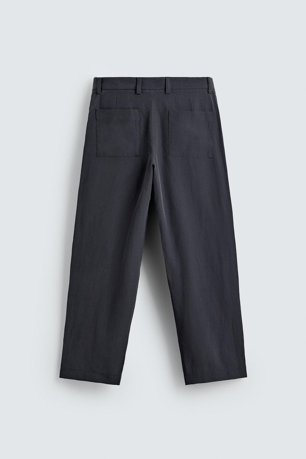 СТРУЯЩИЕСЯ БРЮКИ STRAIGHT FIT