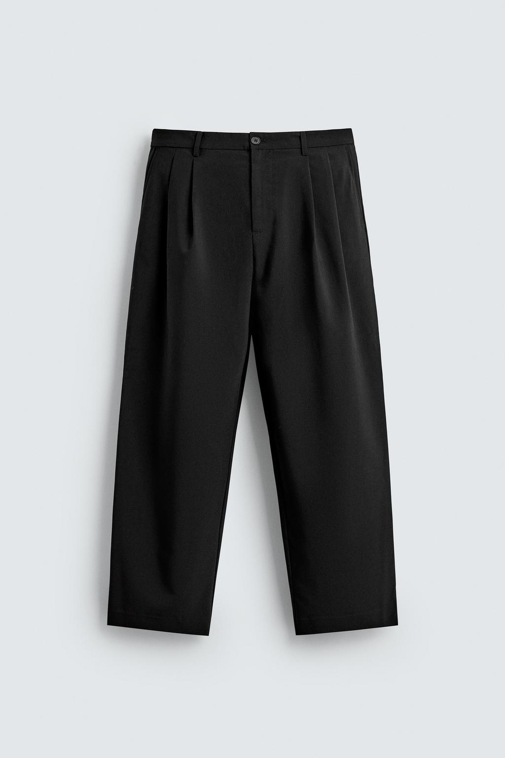 БРЮКИ WIDE FIT СО СКЛАДКАМИ