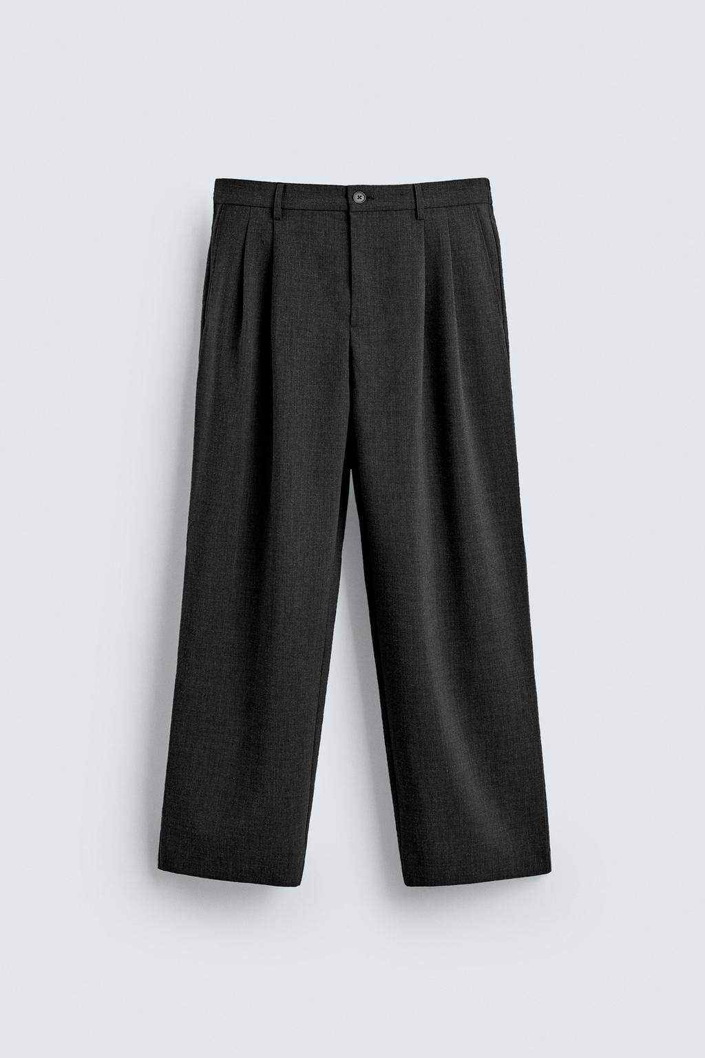 БРЮКИ WIDE FIT СО СКЛАДКАМИ