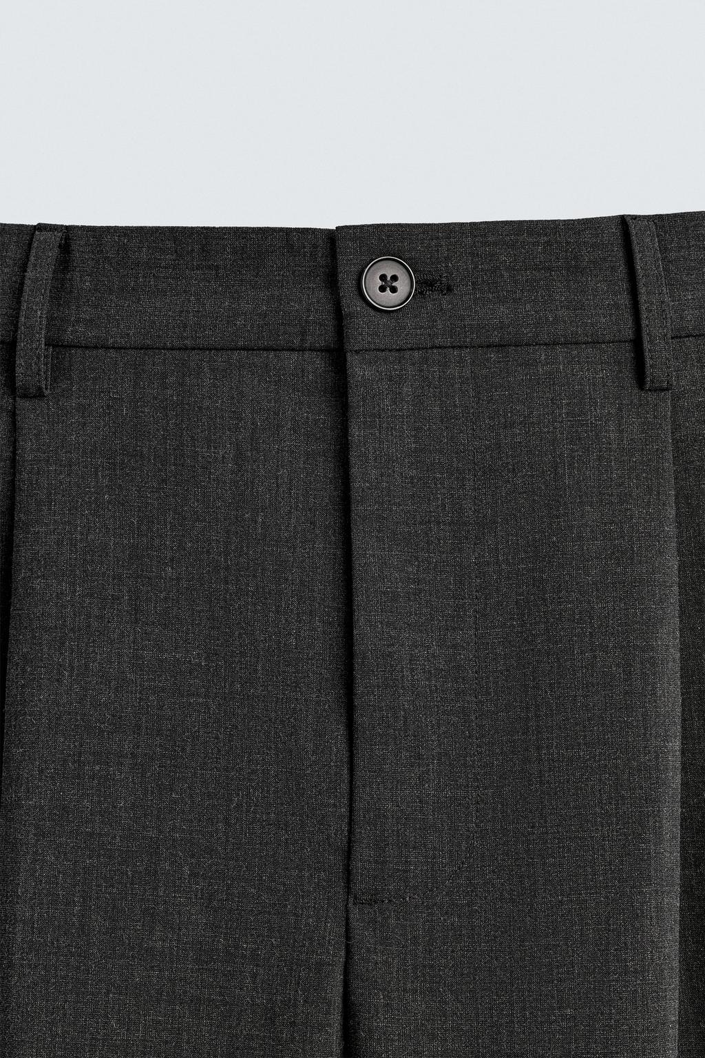 БРЮКИ WIDE FIT СО СКЛАДКАМИ