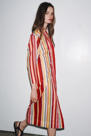 Платье-рубашка в полоску — ZW COLLECTION- Заказать в России