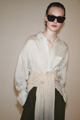 Рубашка в полоску — ZW COLLECTION- Заказать в России