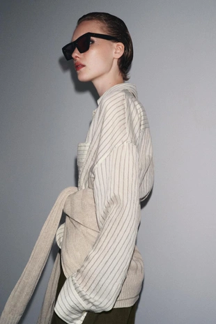 Рубашка в полоску — ZW COLLECTION- Заказать в России