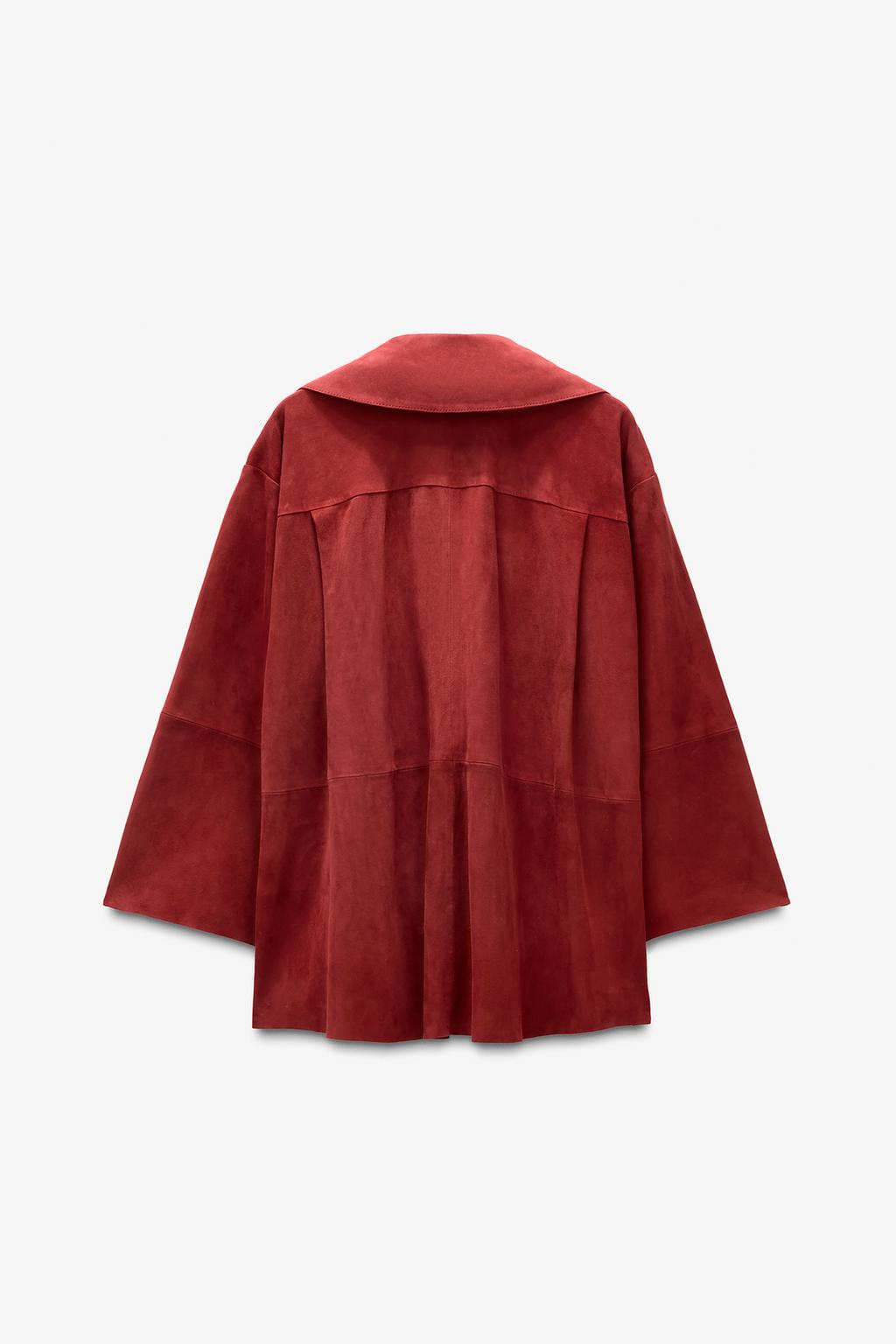 Рубашка с карманом из замши limited edition