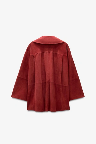 Рубашка с карманом из замши LIMITED EDITION- Заказать в России