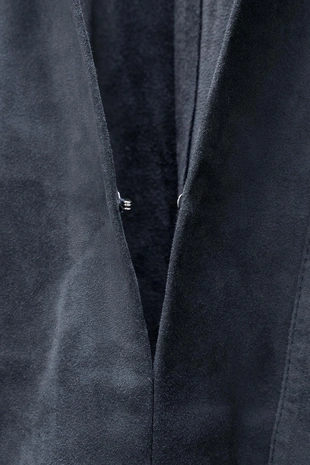 Рубашка с карманом из замши LIMITED EDITION- Заказать в России