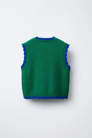 Трикотажный жилет «тюльпан»- Заказать в России