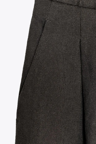 Брюки из смесового льна с защипами — ZW COLLECTION- Заказать в России