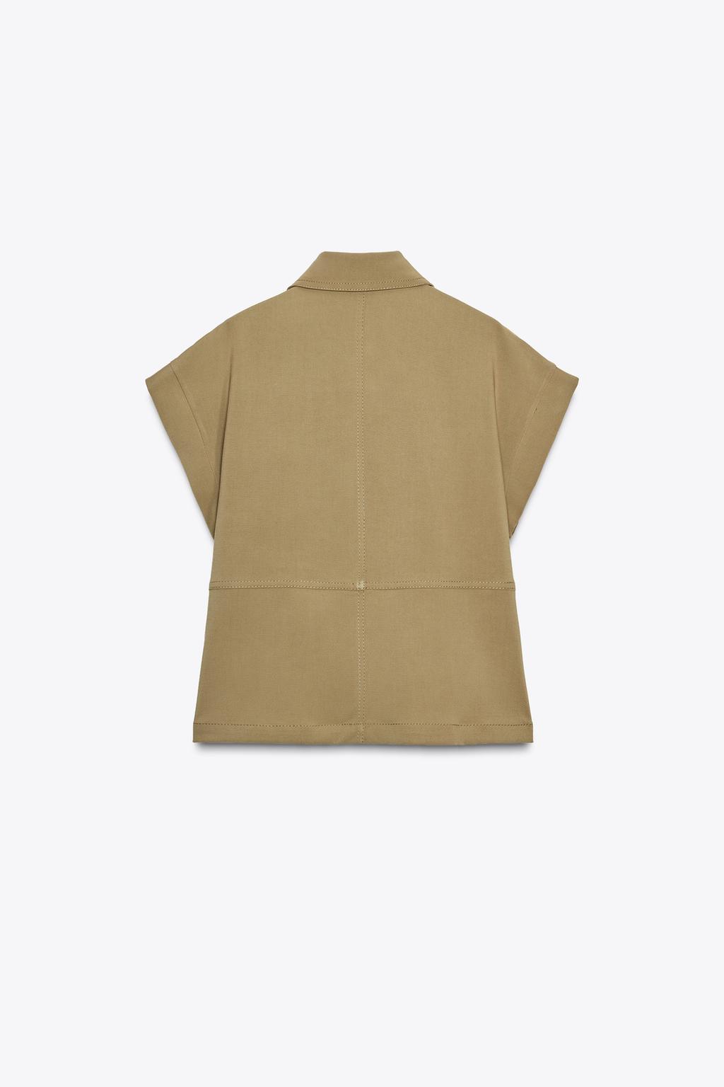 ЖИЛЕТ С ОБЪЕМНЫМ СИЛУЭТОМ — ZW COLLECTION