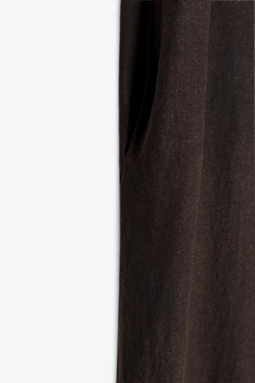 ДЛИННЫЙ КОМБИНЕЗОН ИЗ ЛЬНА — ZW COLLECTION