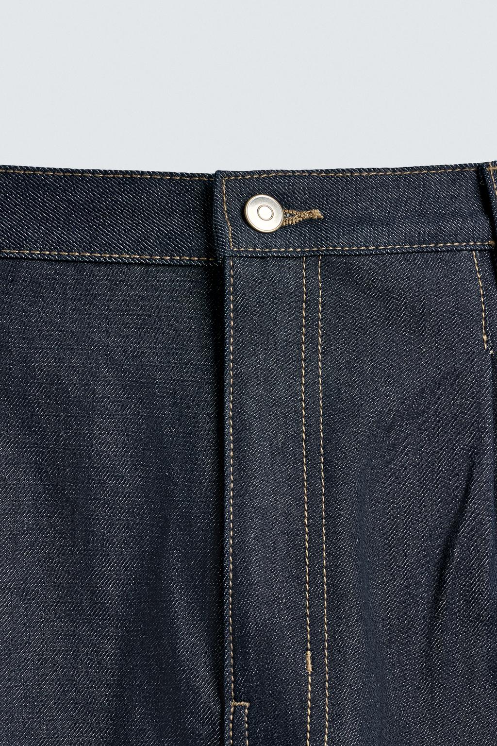 ДЖИНСОВЫЕ ШОРТЫ RELAXED FIT СО СКЛАДКАМИ