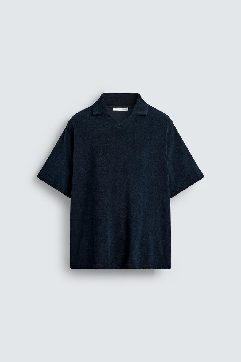 ПОЛО REGULAR FIT ИЗ МАХРОВОЙ ТКАНИ