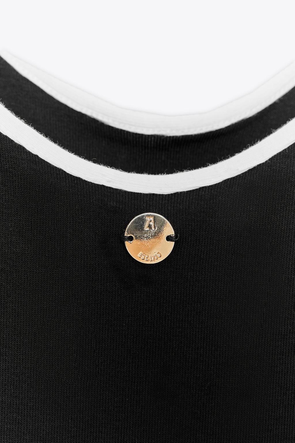 БОДИ С БРОШЬЮ ZARA