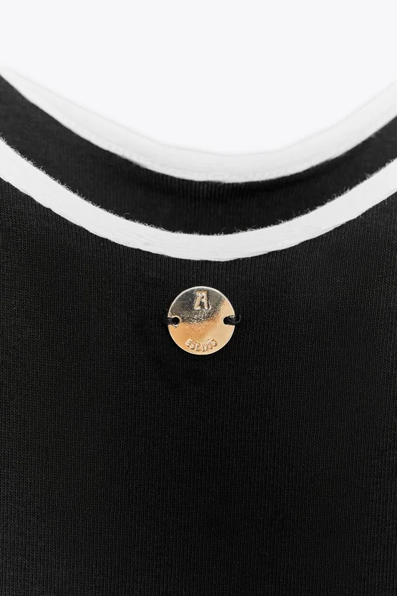 БОДИ С БРОШЬЮ ZARA
