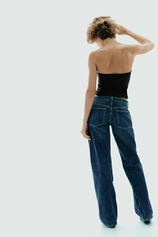 Топ без бретелей с отделкой драгоценностями- Заказать в России