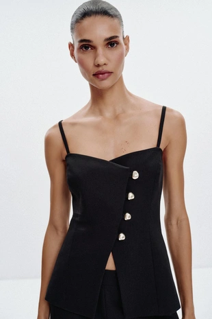 Топ на пуговицах- Заказать в России