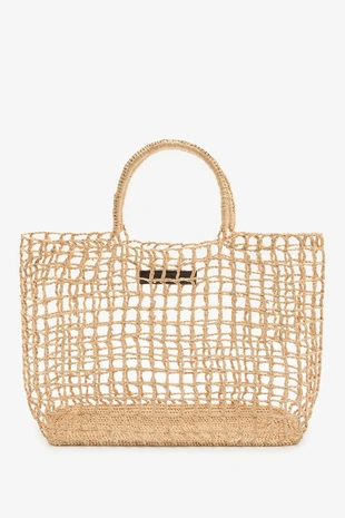 Сумка-тоут из плетеного райфа лимитированная коллекция- Заказать в России