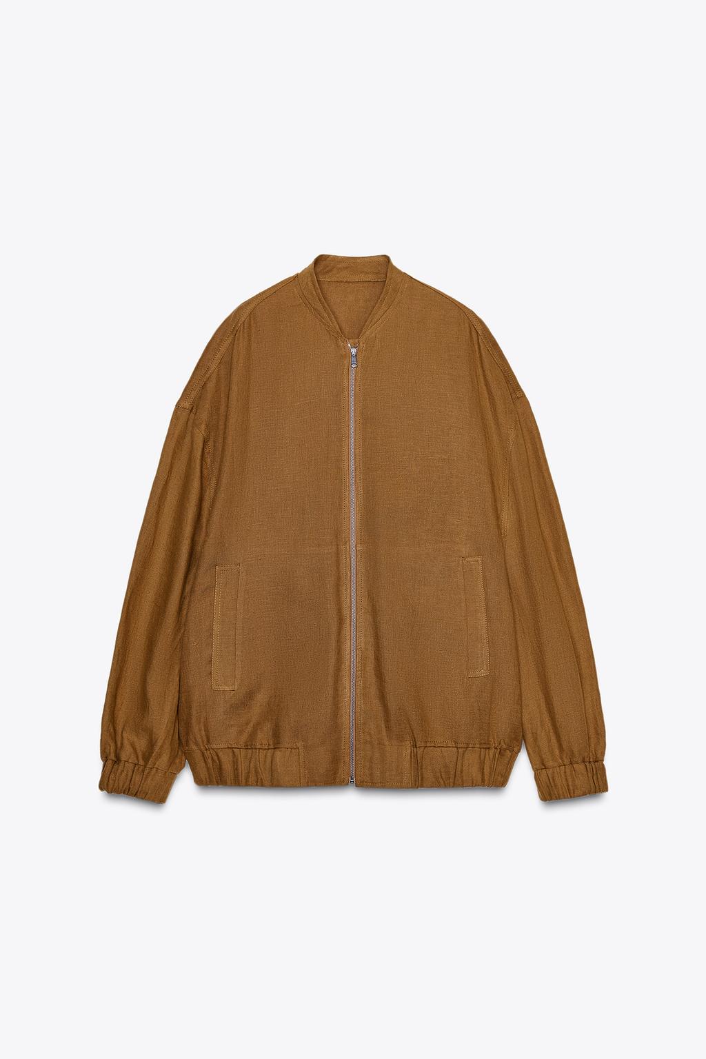 ЛЬНЯНАЯ КУРТКА ОВЕРСАЙЗ ZW COLLECTION