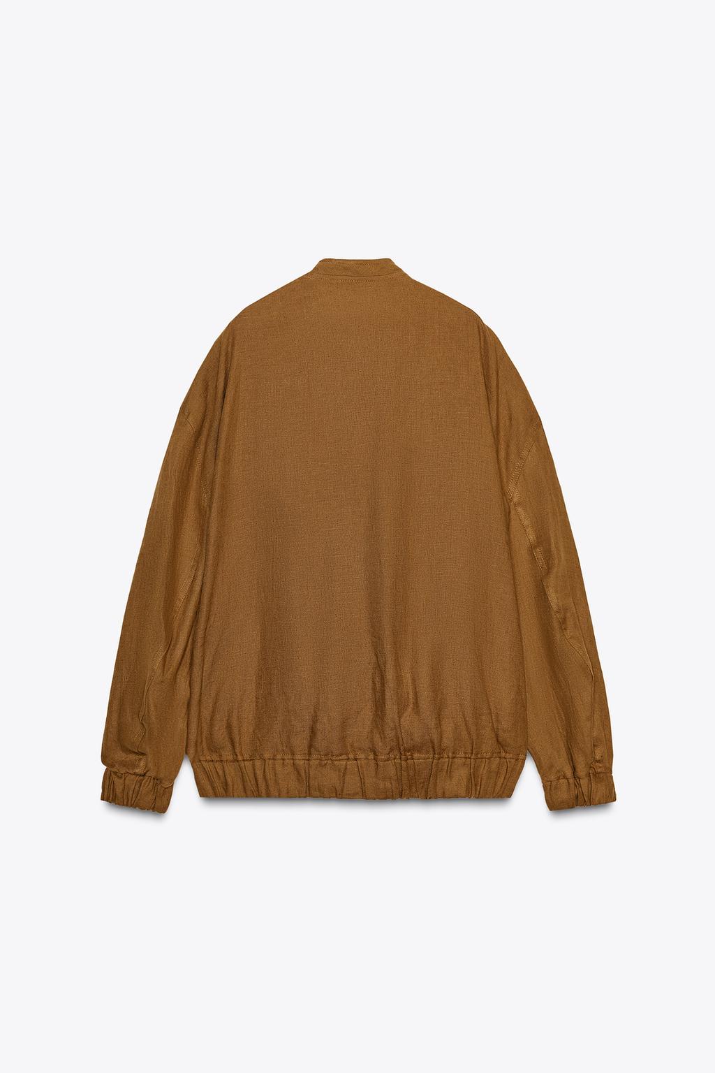 ЛЬНЯНАЯ КУРТКА ОВЕРСАЙЗ ZW COLLECTION