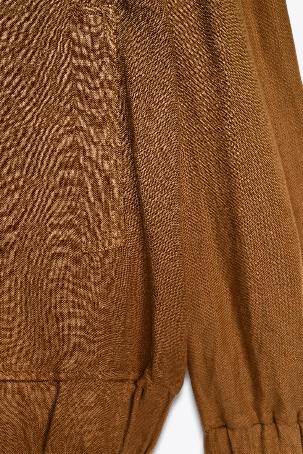 ЛЬНЯНАЯ КУРТКА ОВЕРСАЙЗ ZW COLLECTION