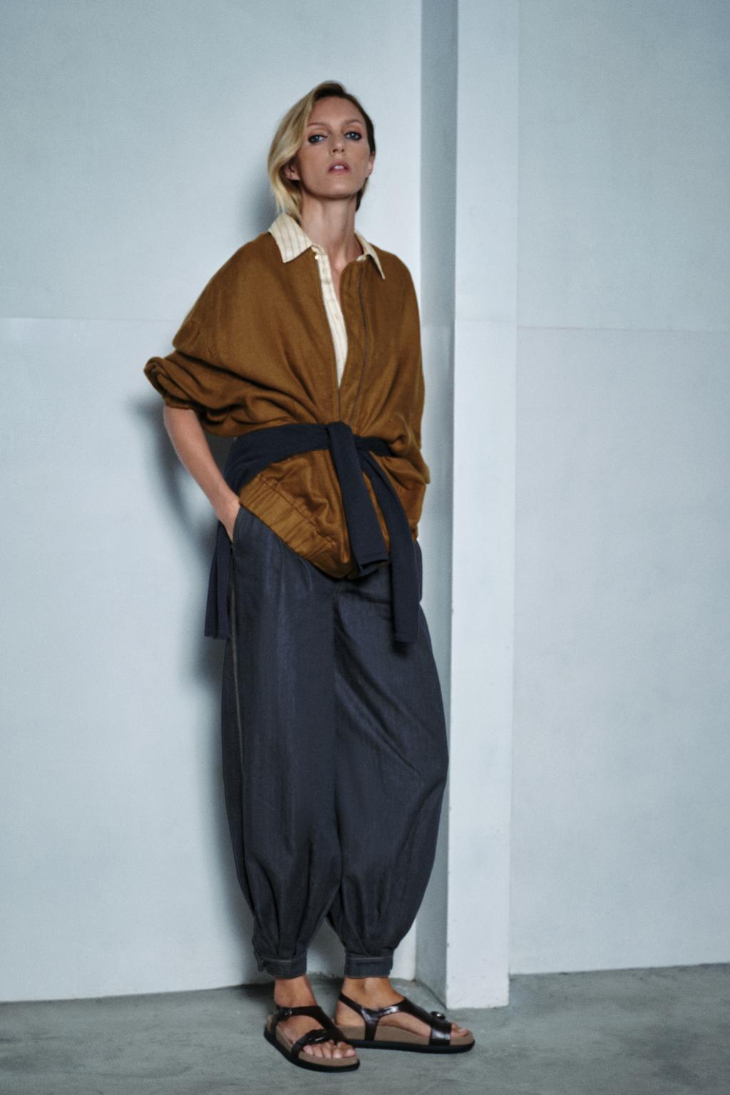 ЛЬНЯНАЯ КУРТКА ОВЕРСАЙЗ ZW COLLECTION