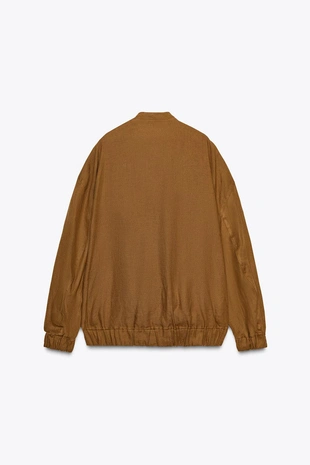Льняная куртка оверсайз ZW COLLECTION- Заказать в России