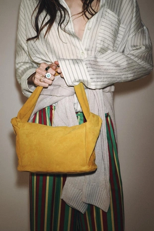 Замшевая сумка- Заказать в России