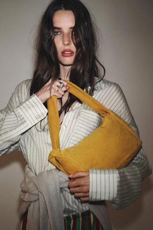 Замшевая сумка- Заказать в России