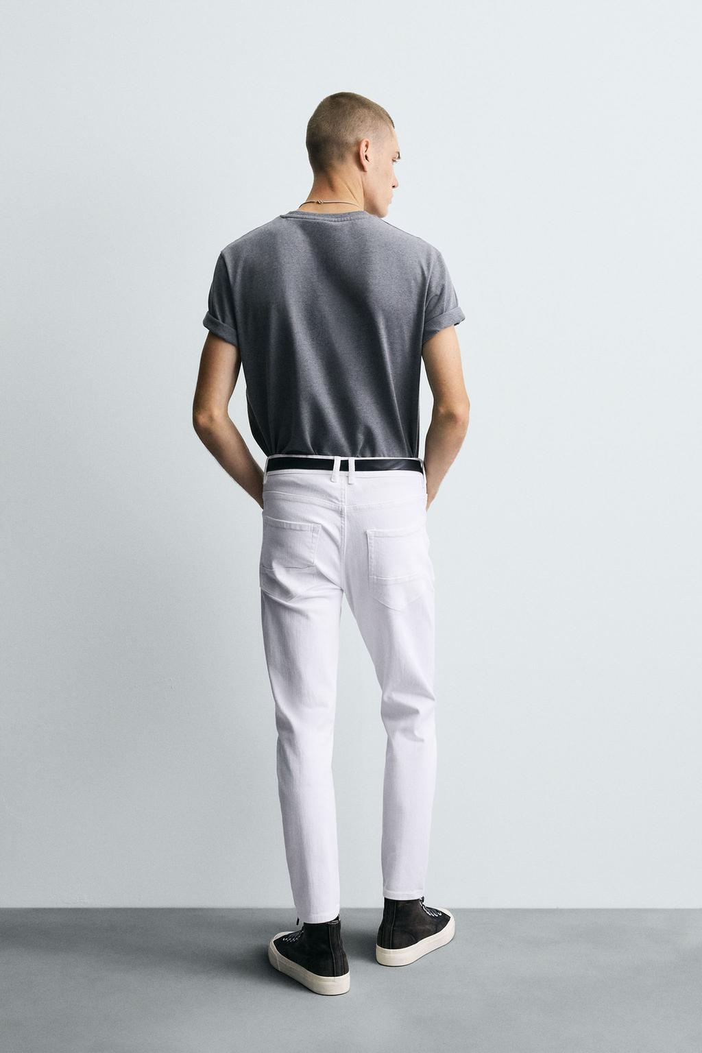 ДЖИНСЫ SKINNY FIT С РАЗРЕЗАМИ