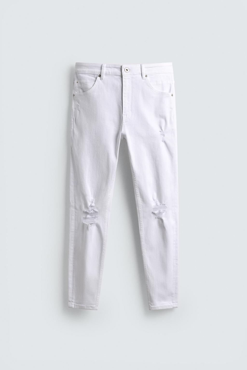 ДЖИНСЫ SKINNY FIT С РАЗРЕЗАМИ