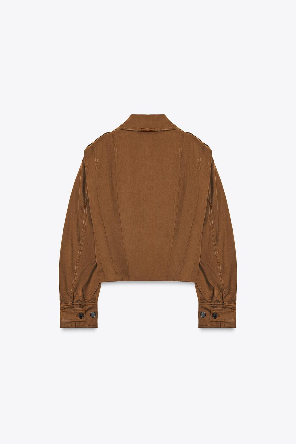 КУРТКА СО СКЛАДКАМИ И ШЛЕВКАМИ — ZW COLLECTION